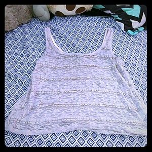 purple tank top with details
