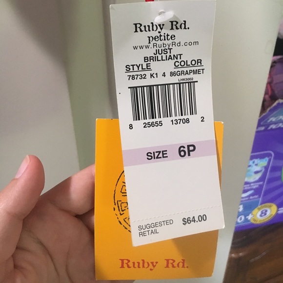 Ruby Rd Metallic Grey Jacket - Picture 2 of 2