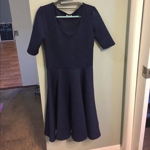 Navy blue Nicole Lularoe dress