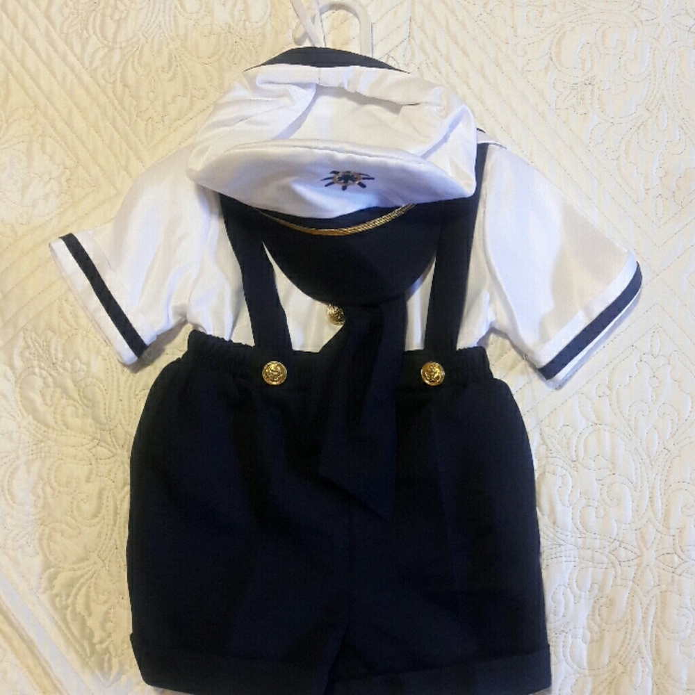 Sailor baby outfit
