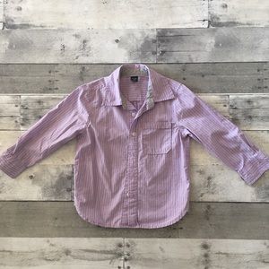 Boys Baby Gap Purple Button Up Dress Shirt - 4T