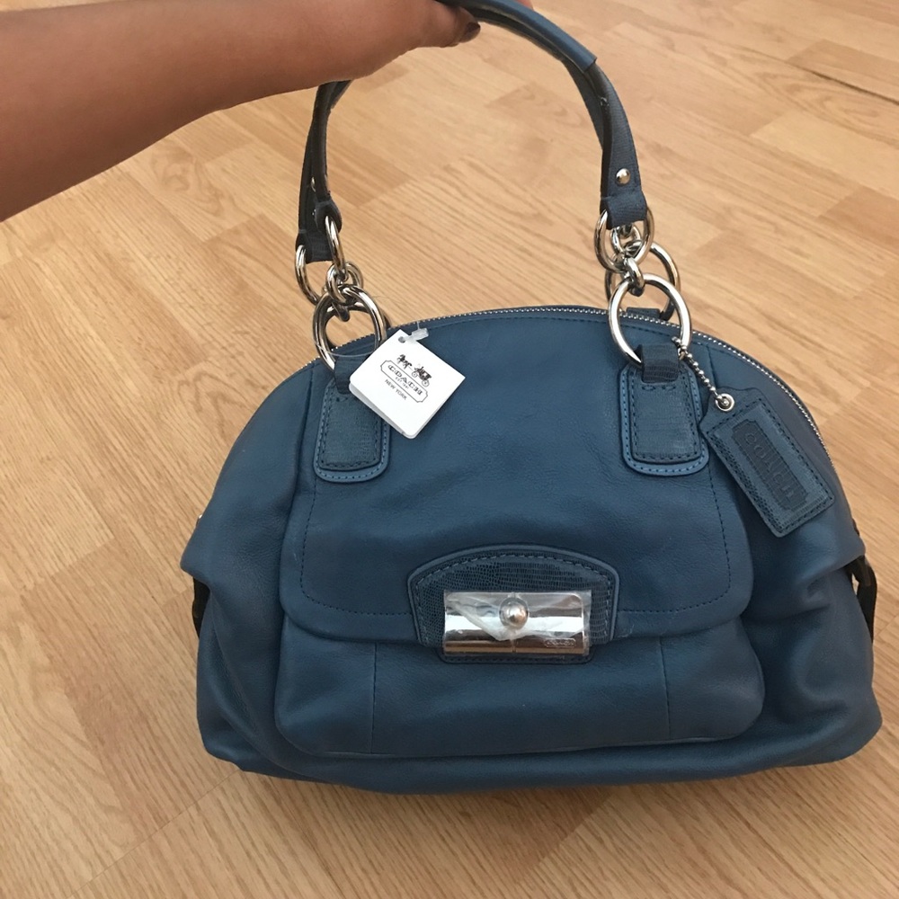 Coach Kristen Leather Domed Satchel
