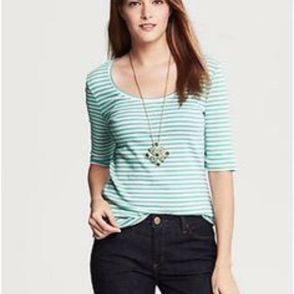 Ann Taylor Seafoam Shirt