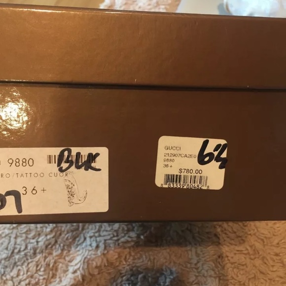 Gucci Open Toe Platforms Size 36 1/2 - Picture 4 of 5