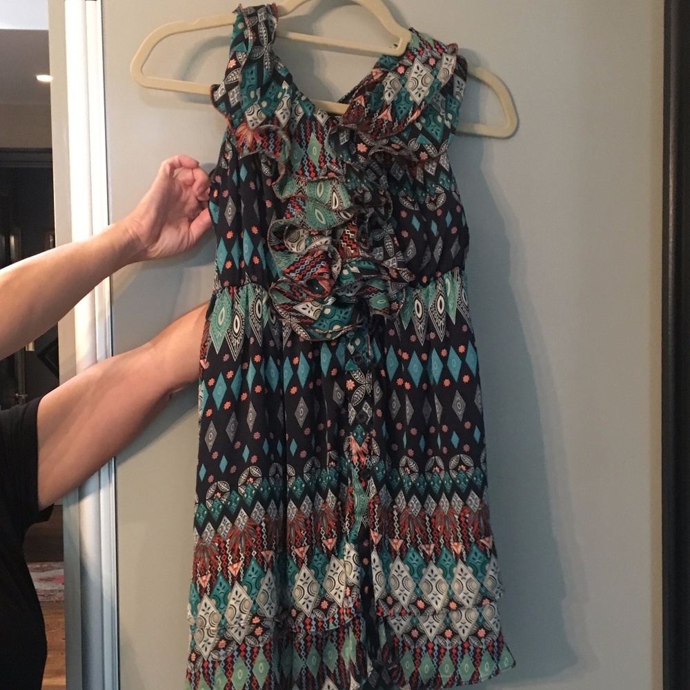 Lightweight Patterned Halter Dress