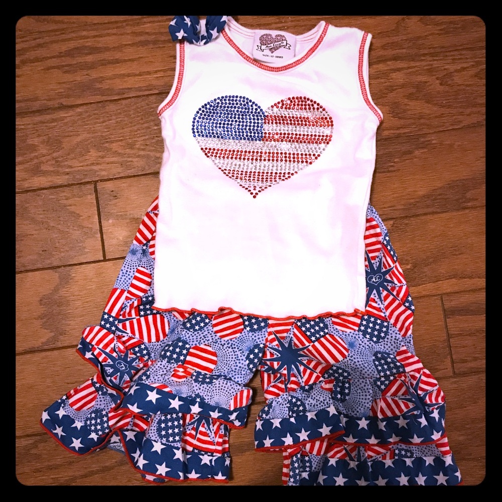 4th of July 2pc outfit