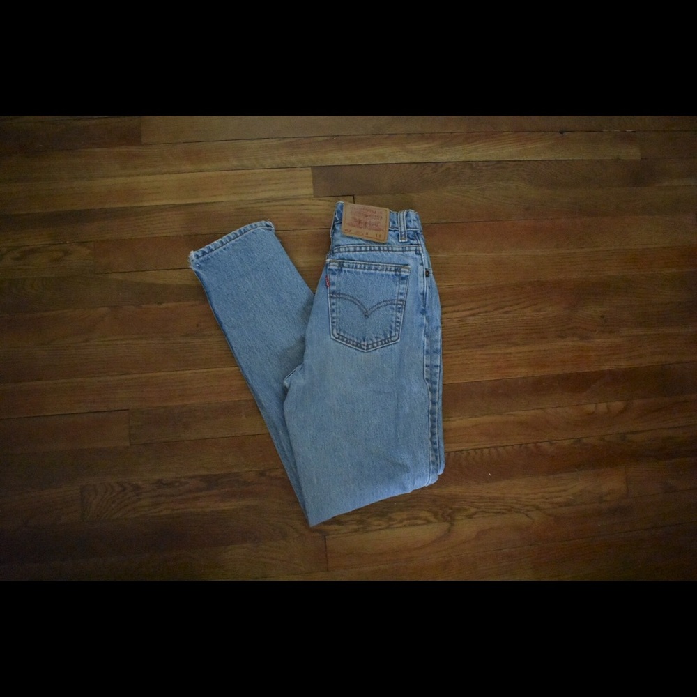 Vintage Levis High Waist Slim Fit Jeans Sz 3 26