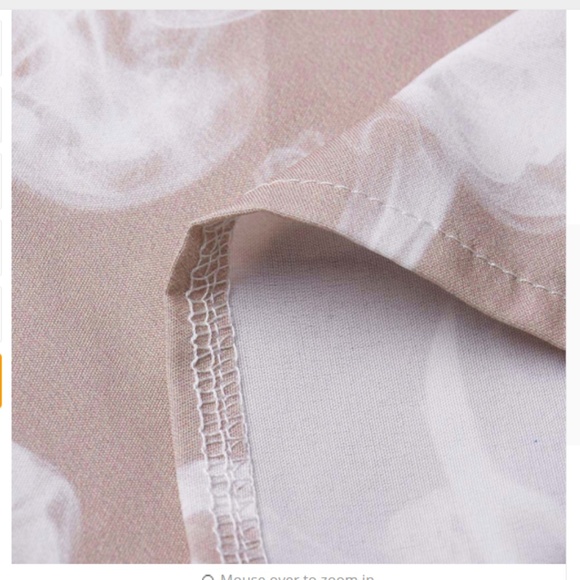 Pink and white flowy romper - Picture 3 of 7