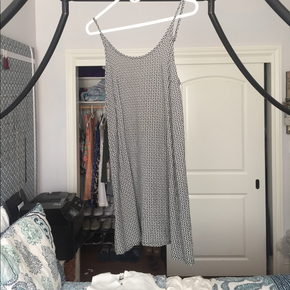 brandy melville black daisy slip dress