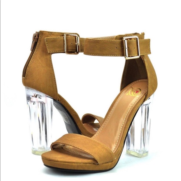 ⚡️HOST PICK⚡️Mid Chunky Clear Heel Ankle Strap 👠 - Picture 8 of 8