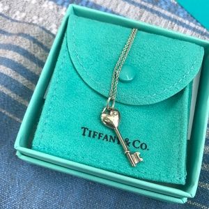 Tiffany & Co. Keys Heart Key Pendant w/ Diamond
