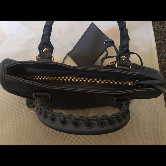 Balenciaga Classic Mini City Nylon Tote Bag, Grey - Picture 6 of 8