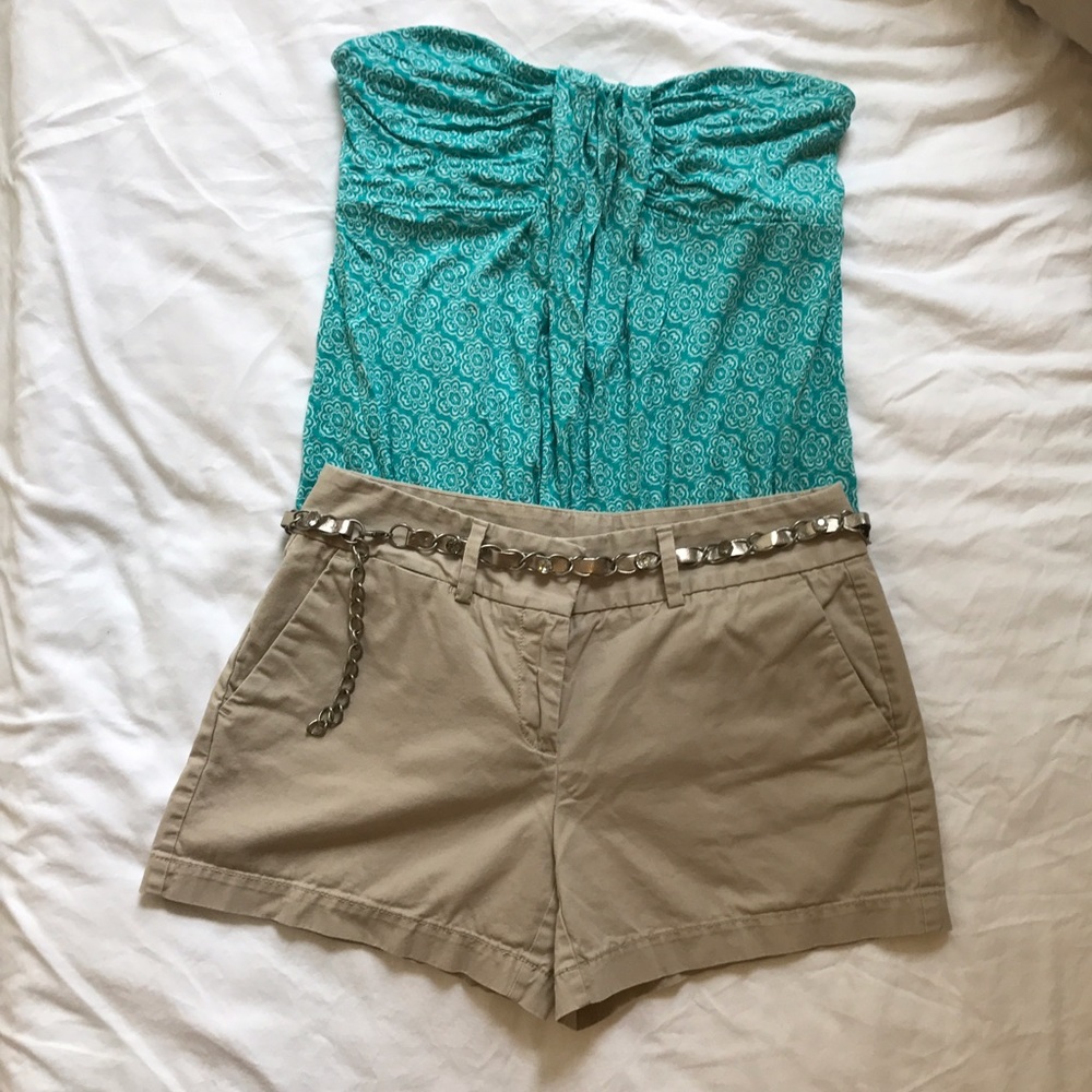LOFT 4" Shorts Khaki