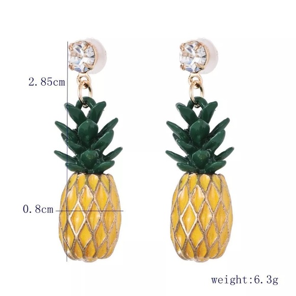 ✨HP✨🍍Pineapple Earrings🍍 - Picture 3 of 3