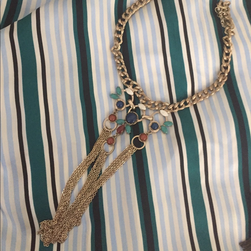 Anthropologie necklace with tassels