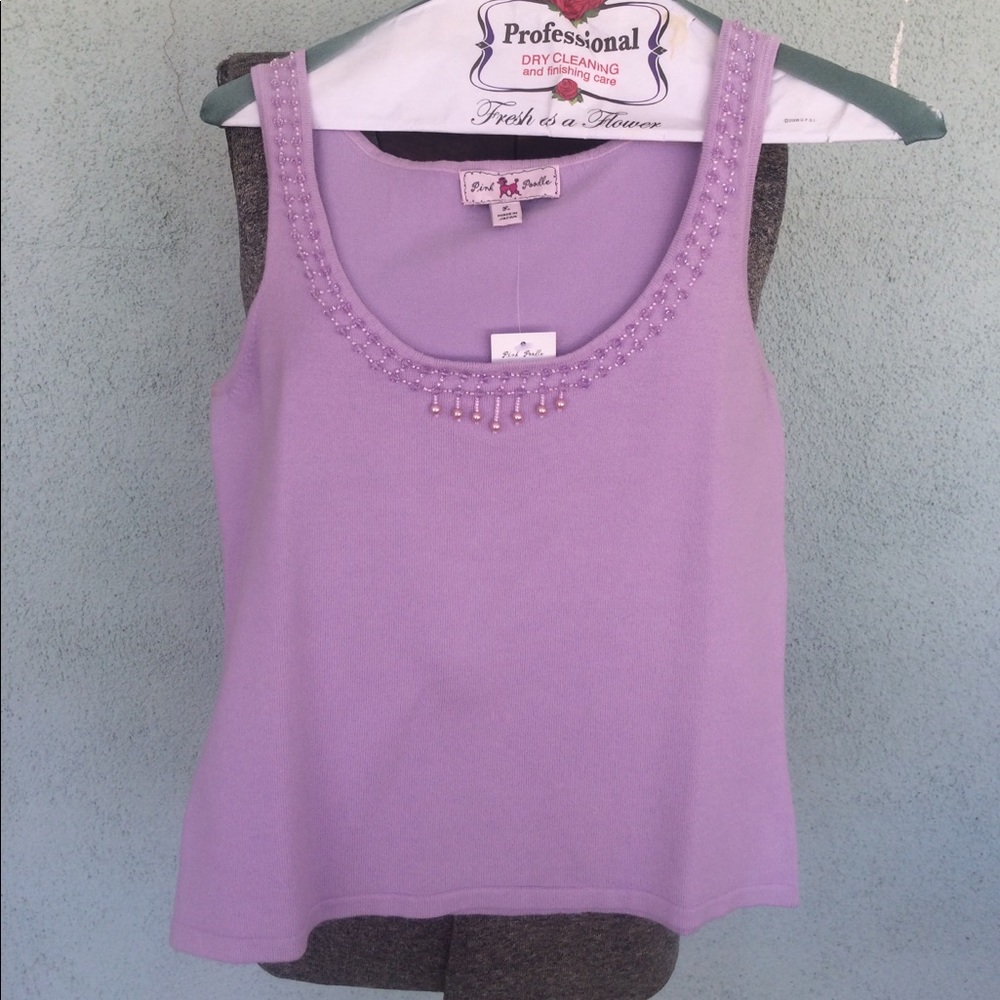 ❤️Brand new beaded tank.