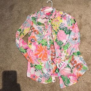 Lilly Pullitzer button down top