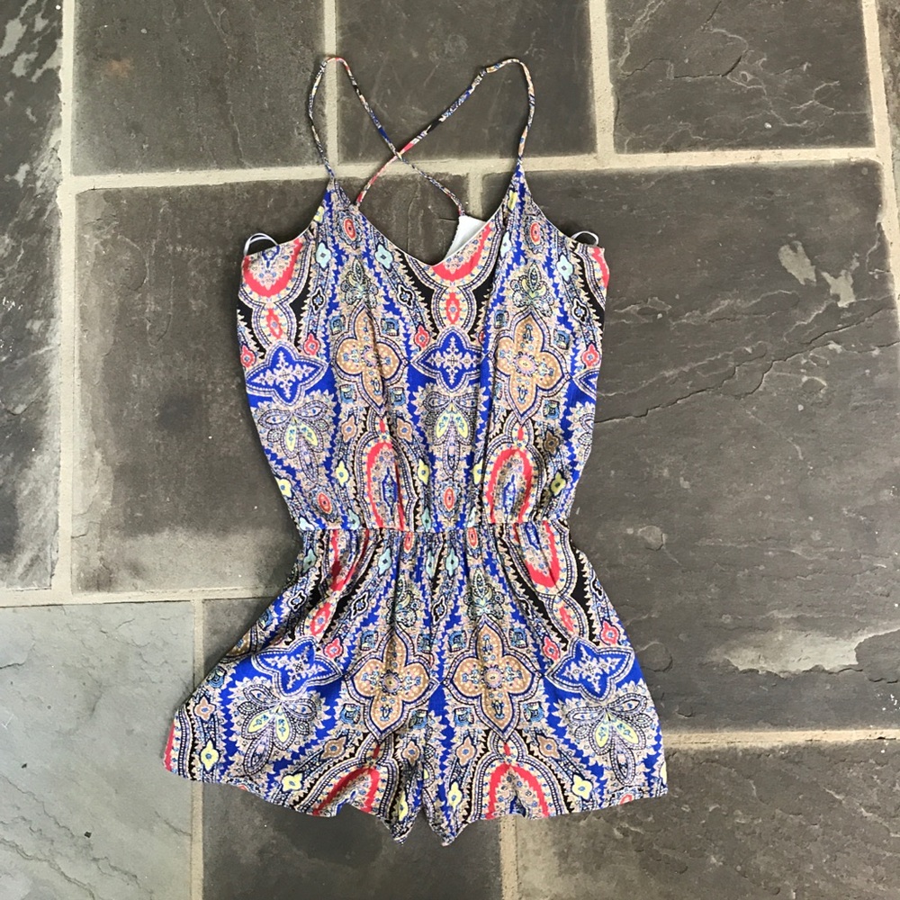 Patterned Romper