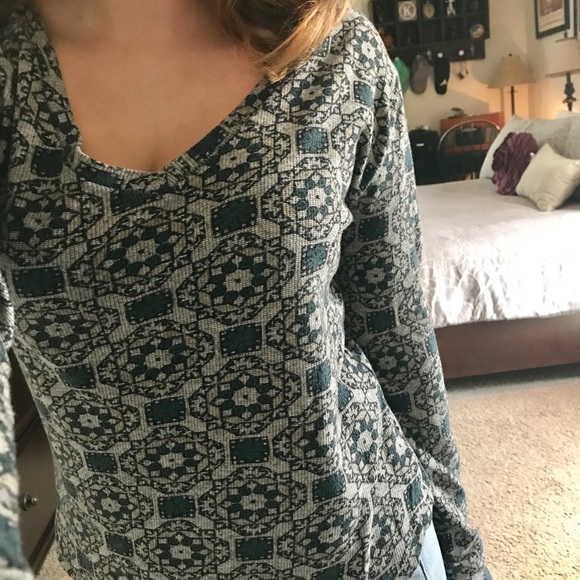 Long Sleeve Printed Shirt - Urban Outfitters - Picture 5 of 5