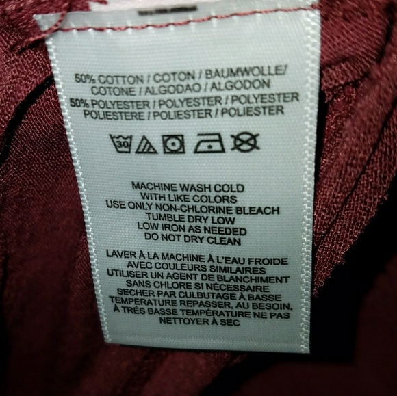 Free People Top Maroon - Picture 3 of 5