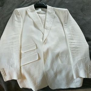 Blazer and dress pants White