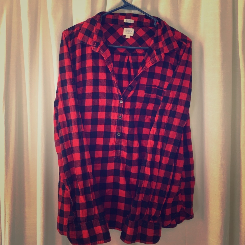 J crew lumberjack checker perfect fit