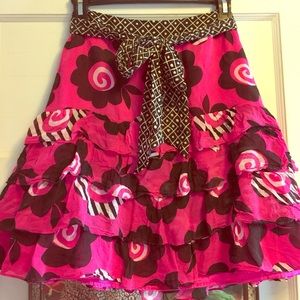 Flower flutter skirt