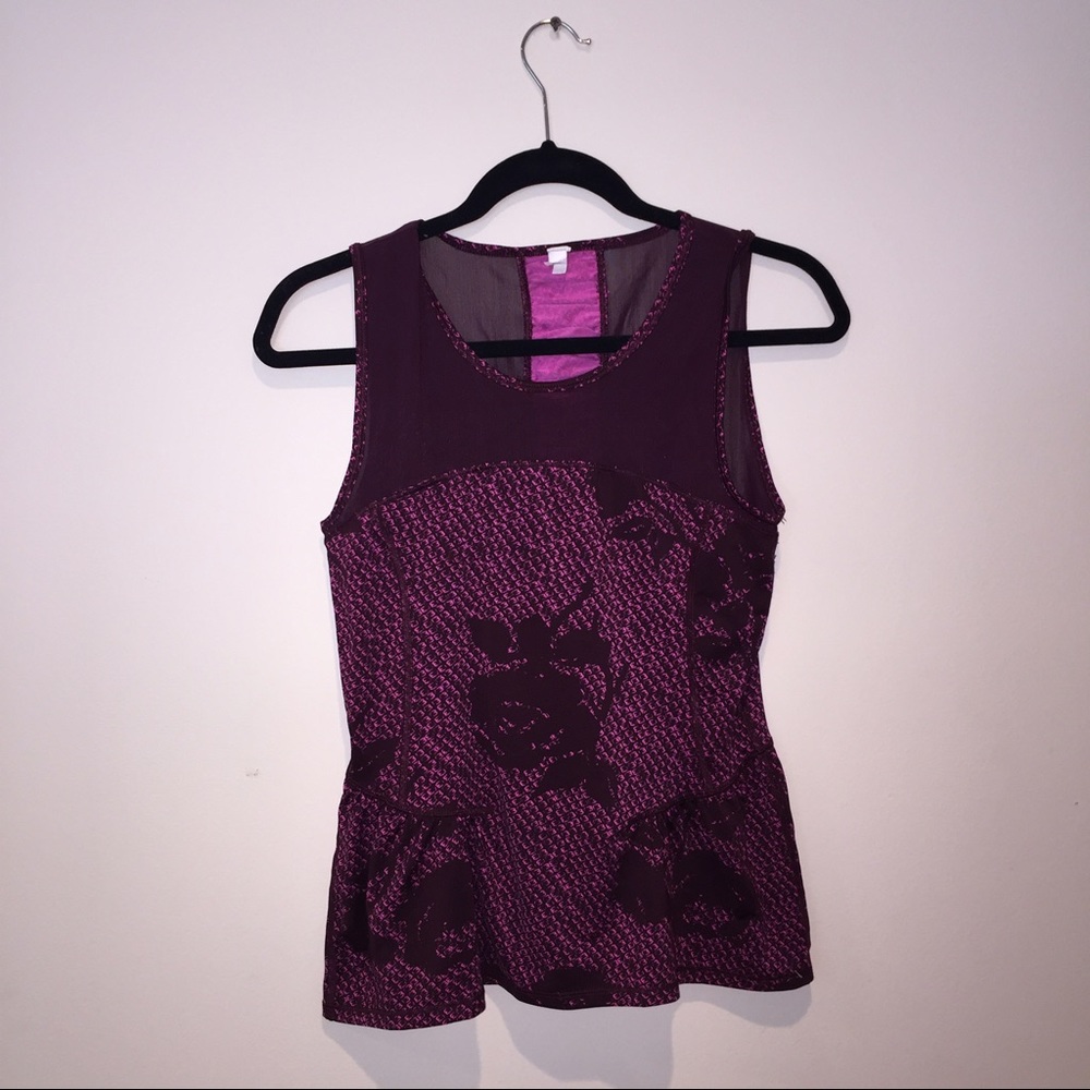 Athletic Peplum Top