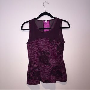 Athletic Peplum Top