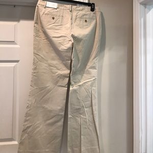 NWT LOFT twill pants with stretch