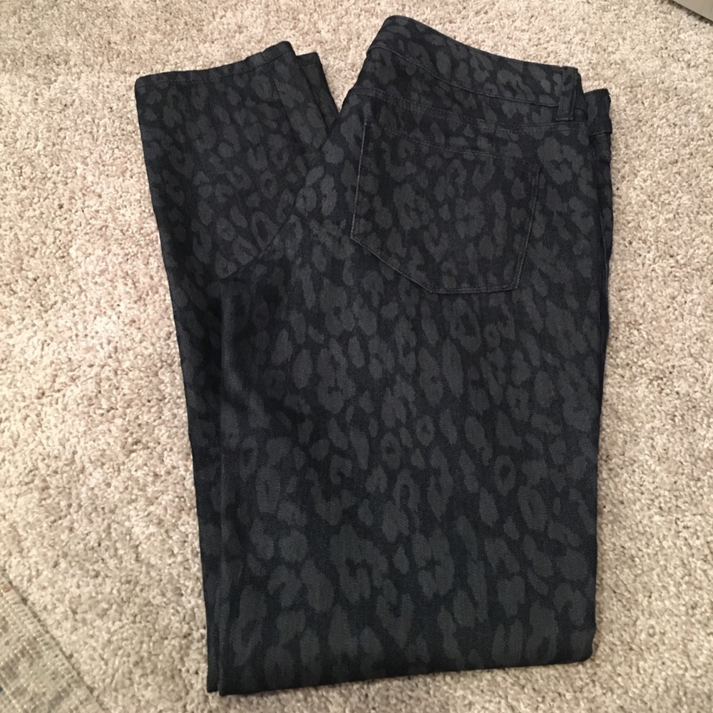 The Limited leopard skinny jean