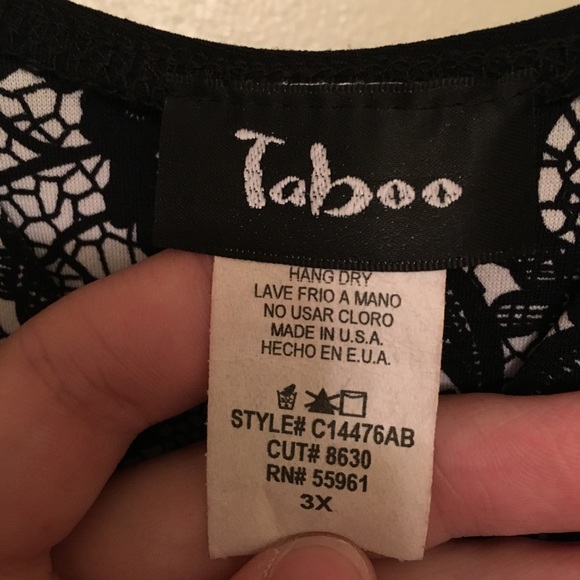 Black and White Semi-Formal Dress - Picture 3 of 5