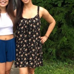 Volcom Black flower dress
