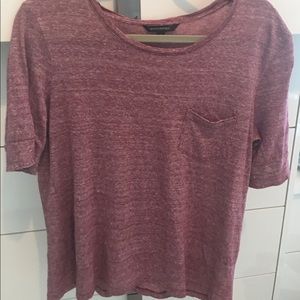 Banana Republic Linen Tee Sz Small