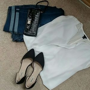 Black Pointy Toe Flats