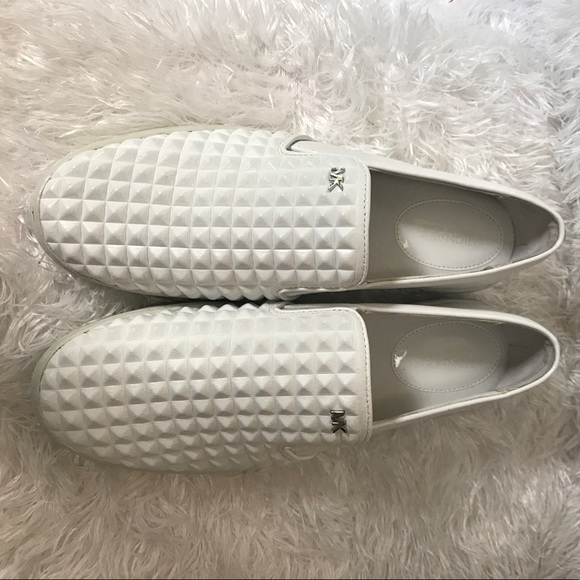 NWT Michael Kors Pratt White Leather Slip On - Picture 8 of 8