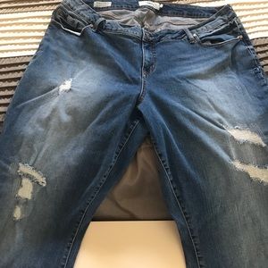 Torrid distressed jeans