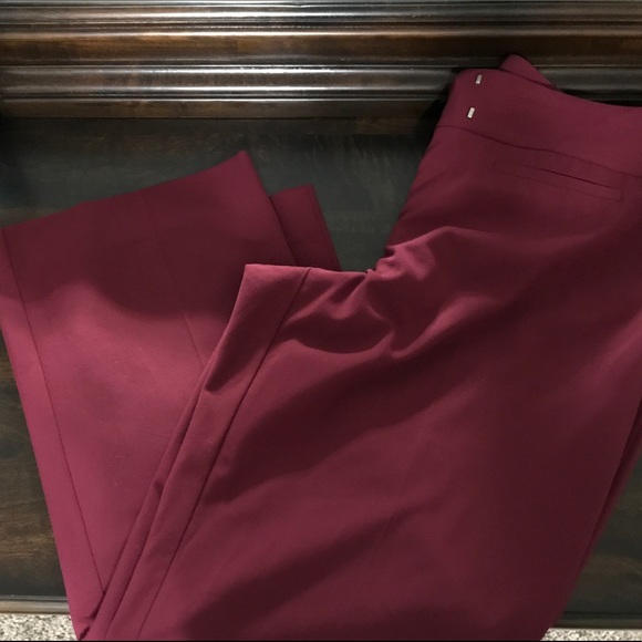 The Limited Pants - Limited burgundy dress pants