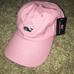 Pink Vineyard Vines Hat & Sticker