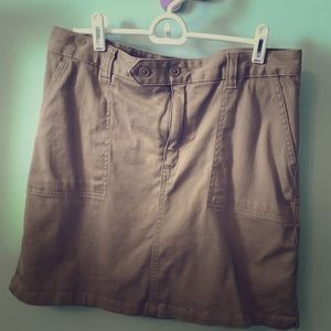 Khaki skirt