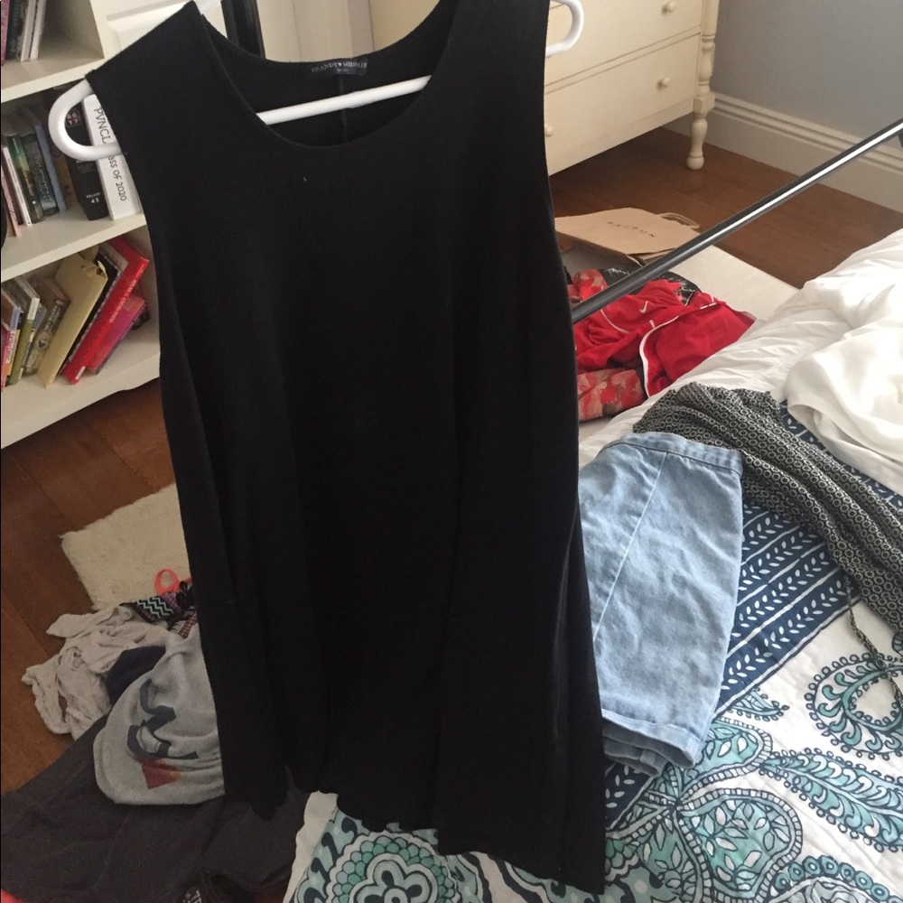 brandy melville black dress