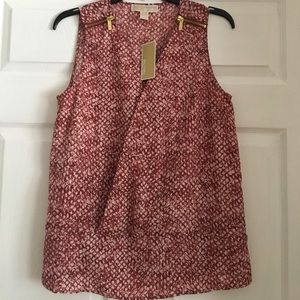 Michael Kors sleeveless blouse