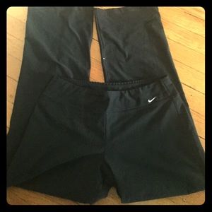 Black nike work out pants
