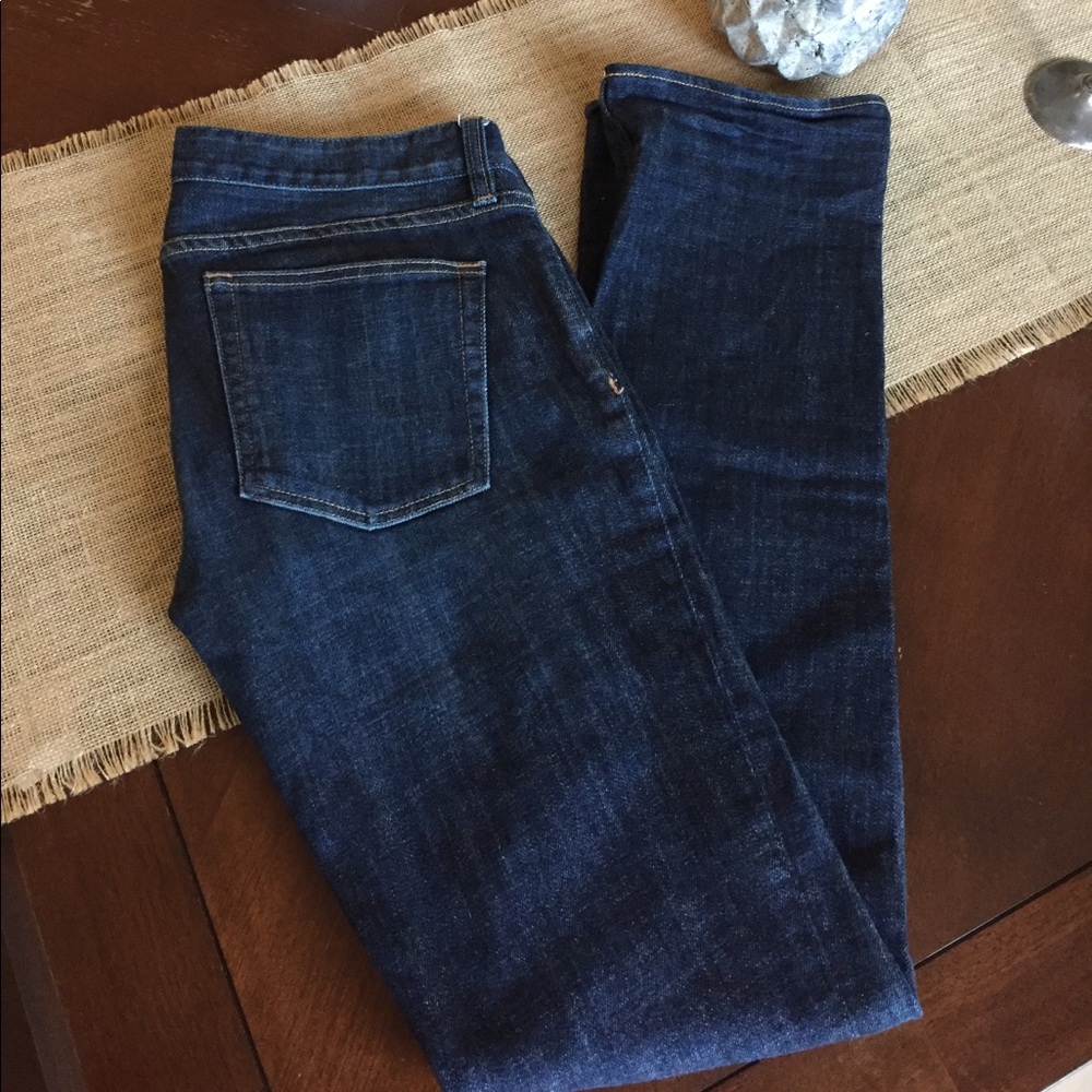 J. Crew Matchstick bootcut jeans dark wash