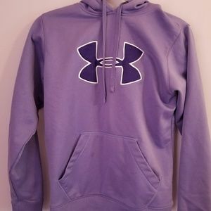 Purple under armour hoodie