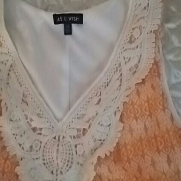 "AS U WISH" TUNIC TOP SZ XS - Picture 5 of 6