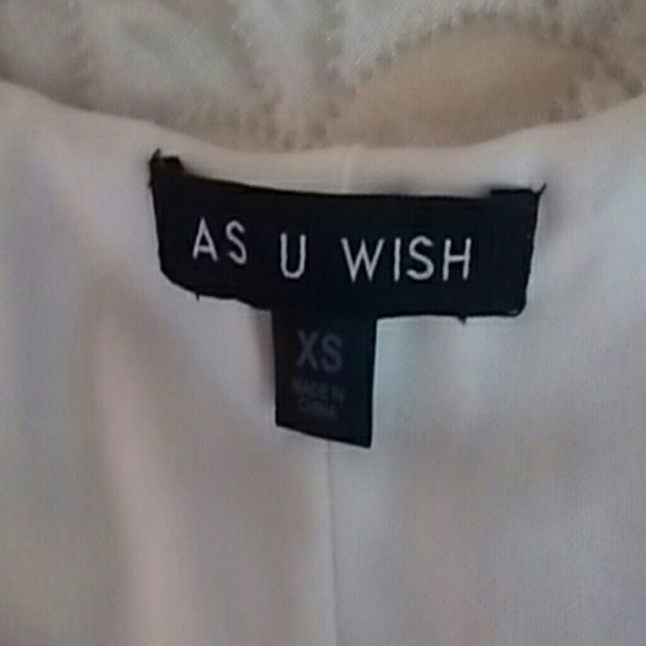 "AS U WISH" TUNIC TOP SZ XS - Picture 6 of 6