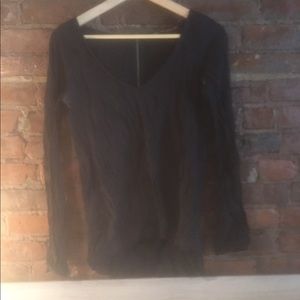 Zara black sweetheart neck in M