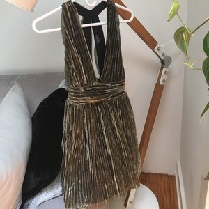 Top Shop gold party dress