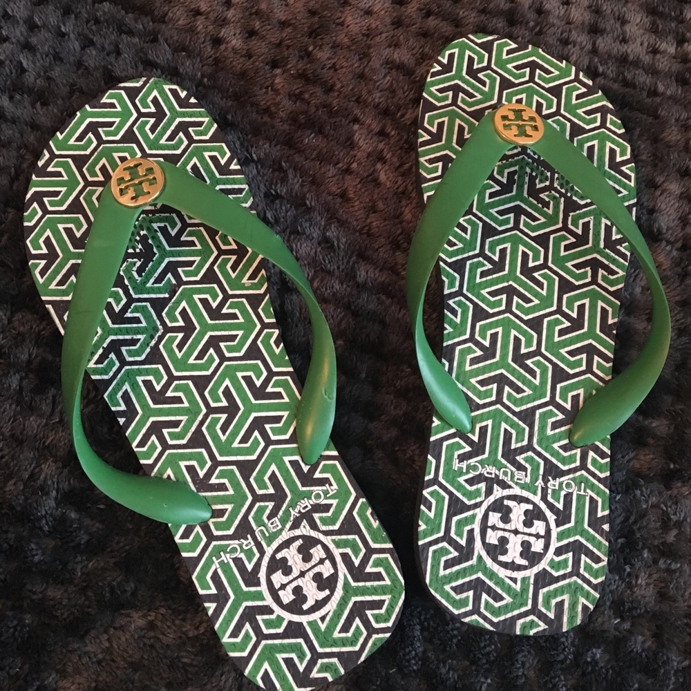 Tory Butch flip flops